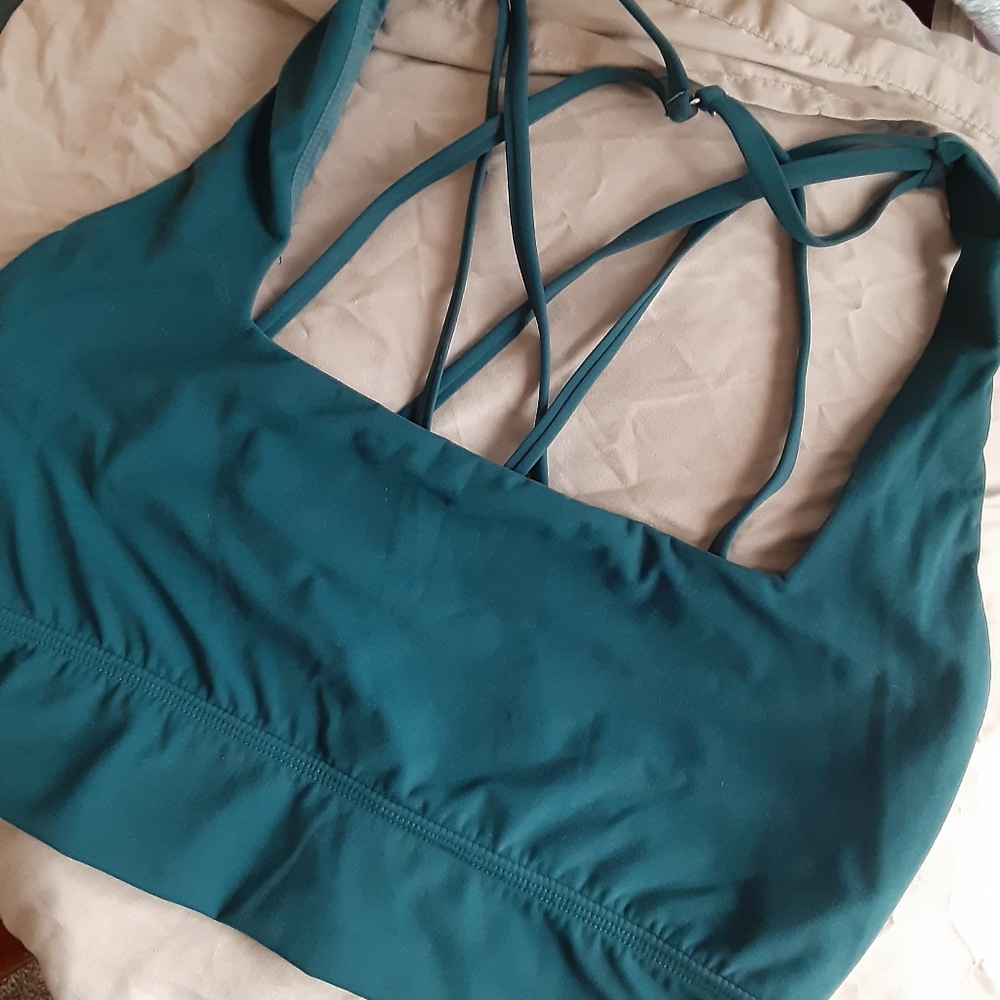 Teal Revolution Sports Bra